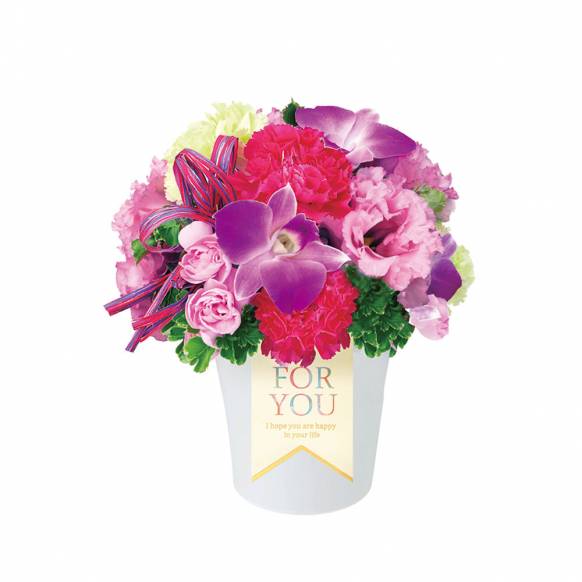 花キューピット加盟店 店舗名：花のたかはし
フラワーギフト商品番号：511985
商品名：アレンジメント